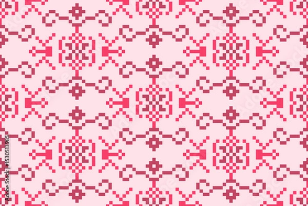 Fototapeta seamless pixel pattern, seamless pattern illustration