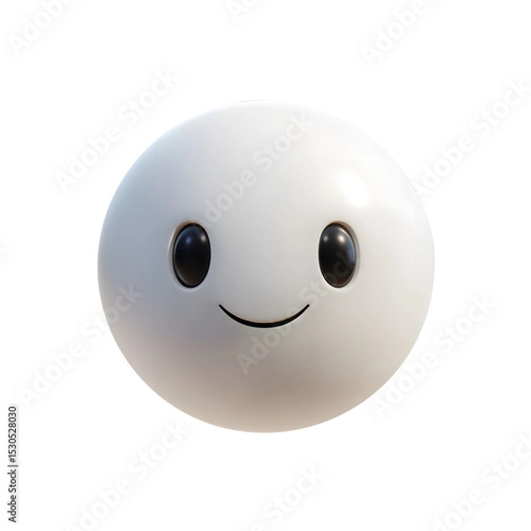 Fototapeta galaxy, an icon, an emoji, overhead view, realistic, a ,, very slight shadow, plastic, Atacama, simple graphic, minimalist, minimalism, white background, soft light overhead, poly  photo realism,