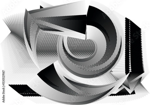 Fototapeta Основные RGB op art modern background, creative dynamic pattern, vector texture