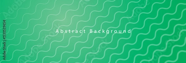 Obraz Abstract modern green background. vector.
