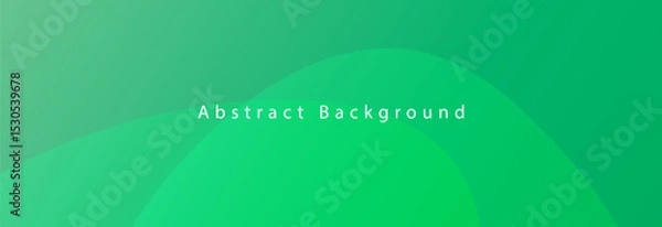 Obraz Abstract modern green background. vector.