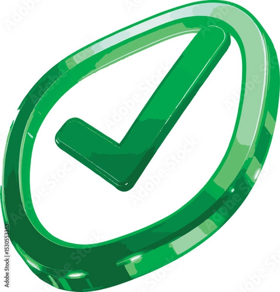 Obraz check mark icon