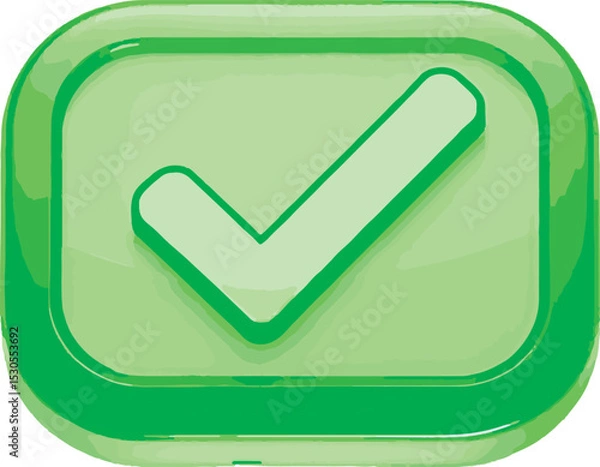 Fototapeta check mark button