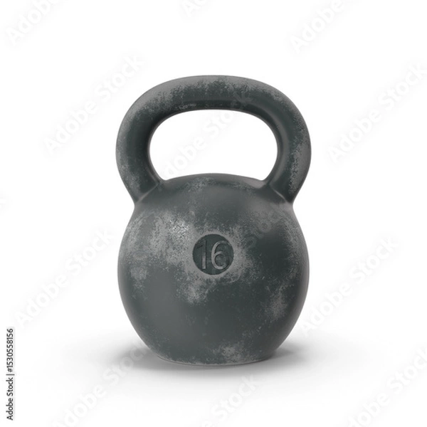 Fototapeta Old Weight isolated on transparent background