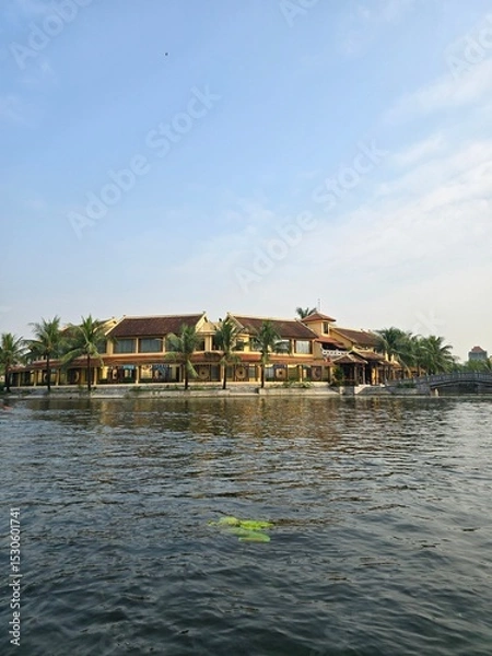 Fototapeta Hoi An, Vietnam - October 17, 2024: Hoi An, Vietnam's Lantern-lit UNESCO Ancient town