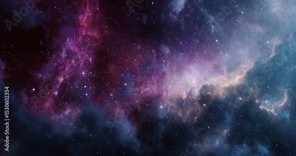 Fototapeta Cosmic Nebula Deep Space Galaxy Cluster
