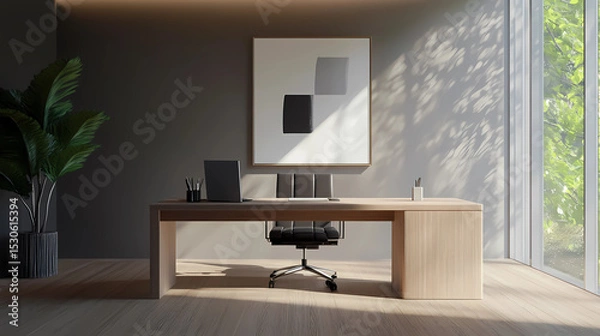 Fototapeta Business negotiation between two individuals minimalism 