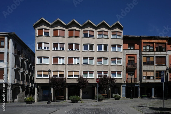 Obraz Classic architecture in Orduña, Spain