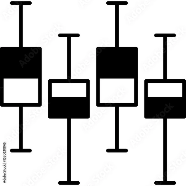 Obraz Box Plot Race Icon