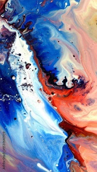 Fototapeta Corners of the planet that look like abstract paintings