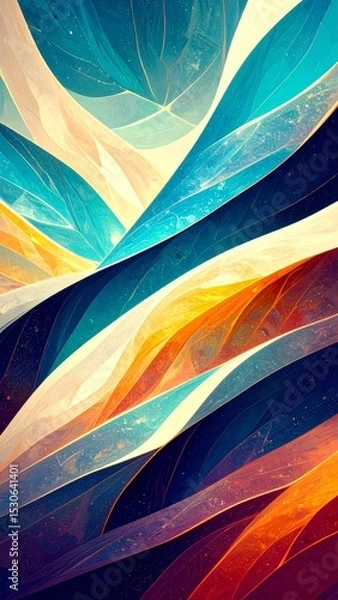 Fototapeta Corners of the planet that look like abstract paintings