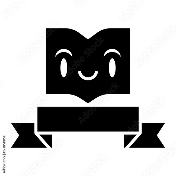 Obraz ribbon Solid icon