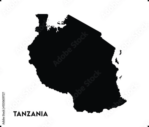 Fototapeta Tanzania icon vector design, Tanzania Logo design, Tanzania's unique charm and natural wonders, Use it in your marketing materials, travel guides, or digital projects, Tanzania icon logo vector art