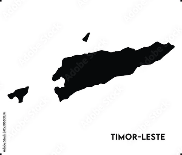 Fototapeta Timor-Leste icon vector design, Timor Leste Logo design, Timor-Leste's unique charm and natural wonders, Use it in your marketing materials, travel guides, or digital, Timor-Leste icon logo vector art