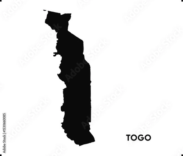 Fototapeta Togo icon vector design, Togo Logo design, Togo's unique charm and natural wonders, Use it in your marketing materials, travel guides, or digital projects, Togo icon logo design vector art