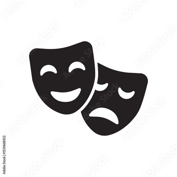 Obraz comedy mask icon 