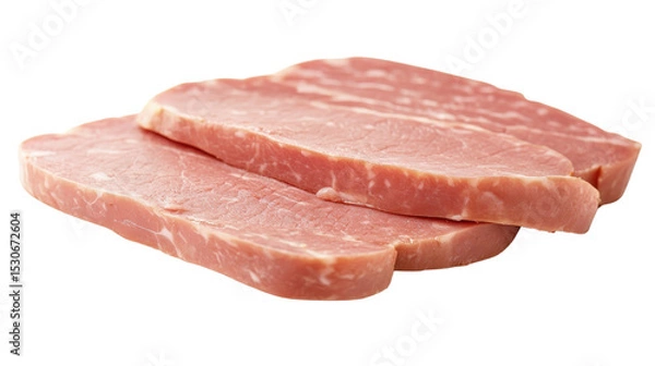 Fototapeta Ready-to-eat cold cuts Transparent background, PNG