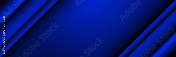Fototapeta  Abstract dark blue background with space for text for web banners and presentations.