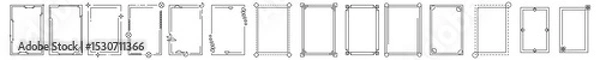 Fototapeta borders outline design vector concept