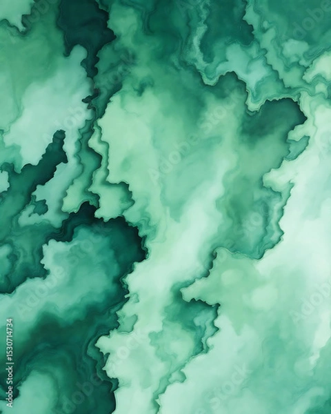 Fototapeta Elegant jade green abstract texture with thai silk patterns for cultural design.