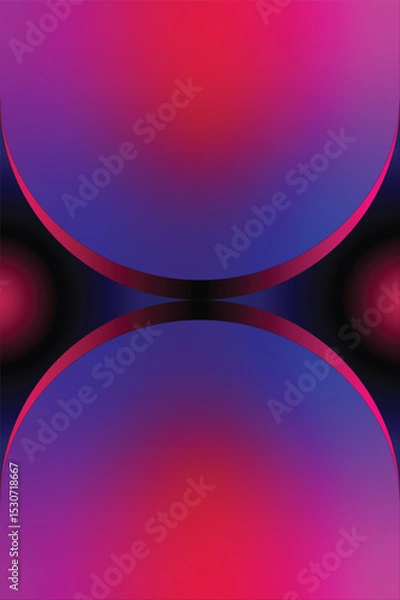Fototapeta Abstract gradient color mobile wallpaper image