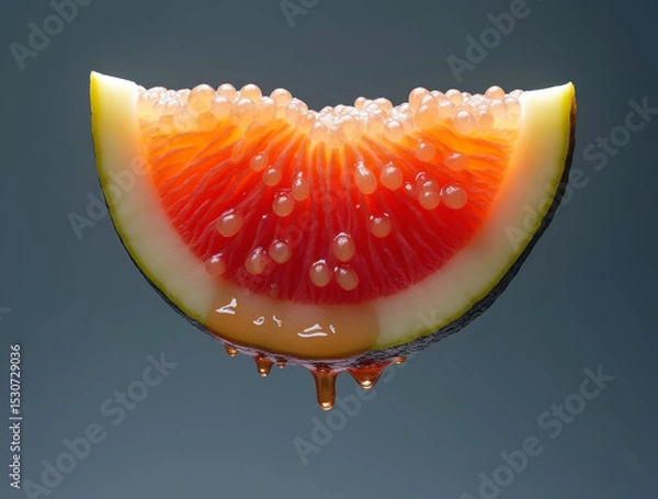 Obraz a slice of juicy ripe fruit
