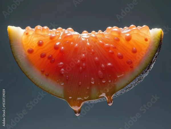 Obraz a slice of juicy ripe fruit