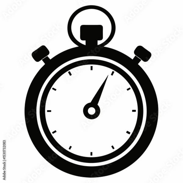 Fototapeta stopwatch vector illustration