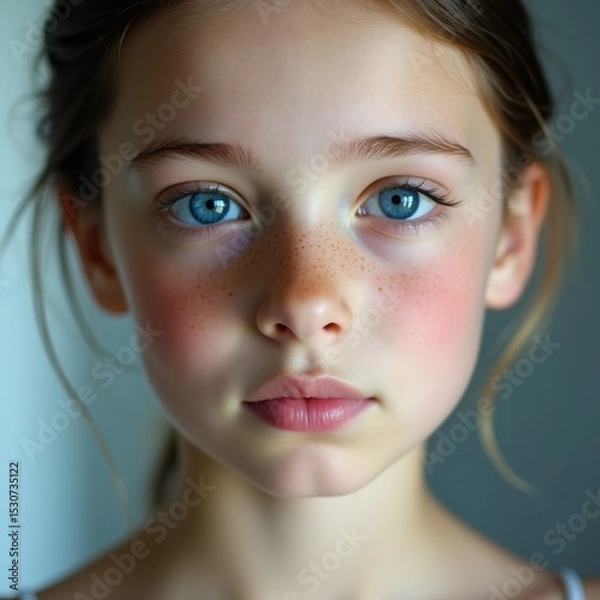 Obraz portrait of a little girl