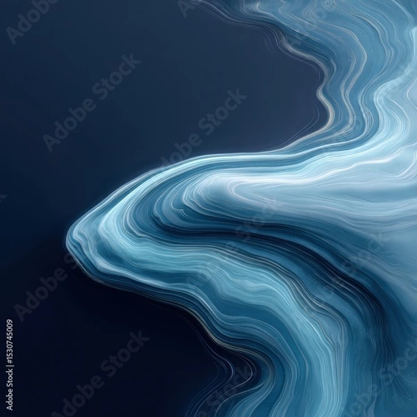 Fototapeta Abstract fluid design flows across dark background. Artistic texture, modern art, creative pattern, flowing design, liquid background, backdrop
