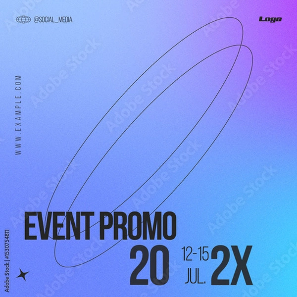 Fototapeta Event Gradient Post 01
