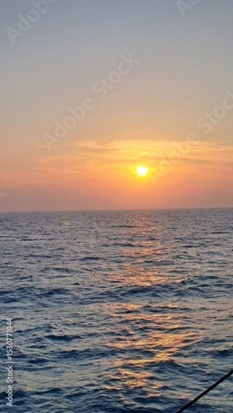 Obraz sunset over the sea