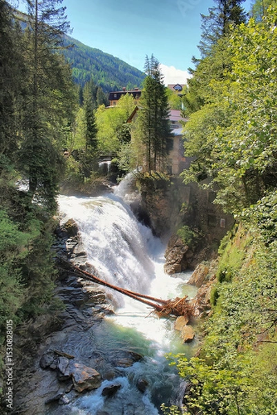 Fototapeta Wasserfall in Bad Gastein in Österreich
