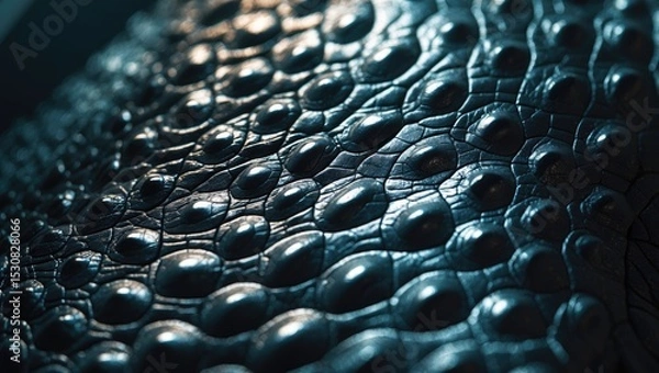 Fototapeta Crocodile leather texture pattern and surface finish.