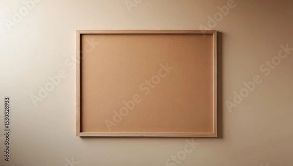 Fototapeta Cork board on an abstract paper background, textured surface.