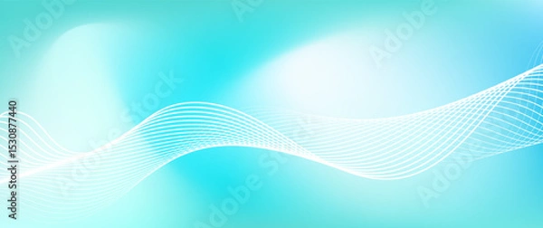 Fototapeta Blue soft gradations. Colorful. Minimalist abstract background. Memphis, Vector illustration.