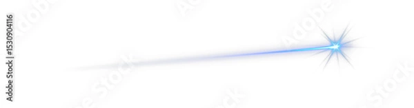 Obraz Vector laser security beam illustration with neon glow lines on transparent background – creative abstract light design element.