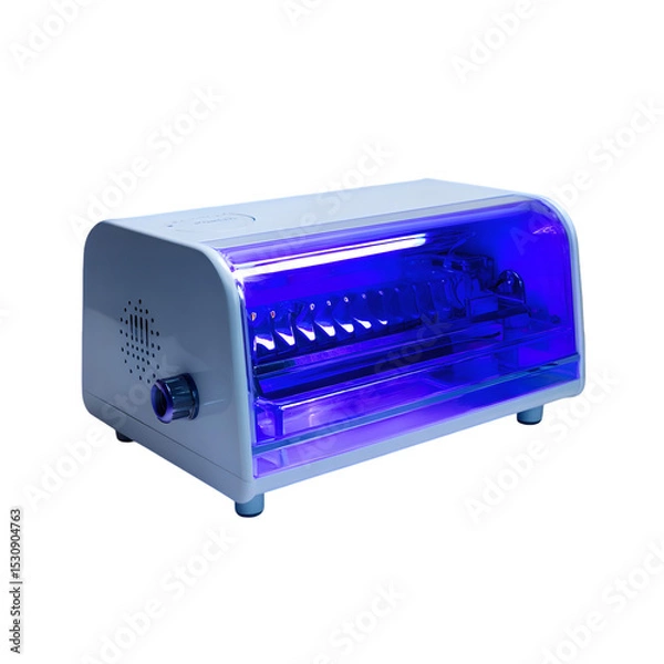 Fototapeta UV Nail Lamp: Close-up of a UV nail lamp, an essential beauty device. The image showcases the lamp's sleek design and functionality.