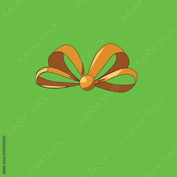 Fototapeta A vibrant St Patrick's Day card background features an illustration of a spring floral design with green leaves, a delicate butterfly, and decorative elements