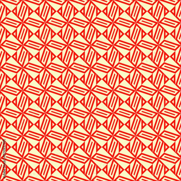 Fototapeta Geometrical ornament. Triangle,line shapes pattern. Abstract backdrop. Triangles, lines wallpaper. Geometric background. Ethnic motif. Mosaic ornate. Digital paper. Textile print. Web design. Vector