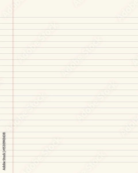 Fototapeta Beige Lined Paper 