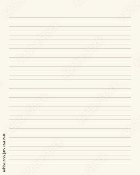 Obraz Beige Narrow Lined Paper 