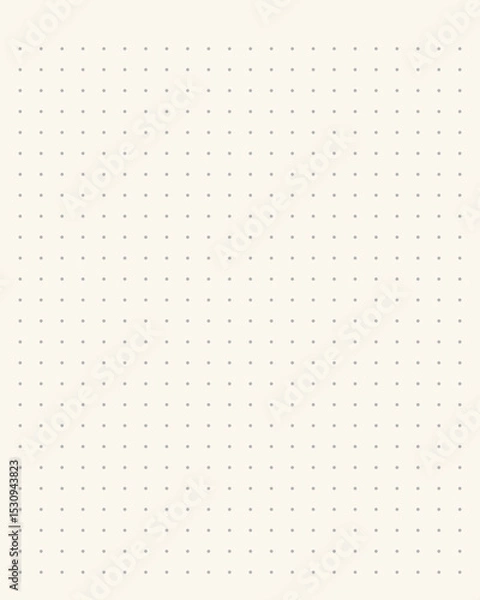 Fototapeta Beige Dot Grid Paper