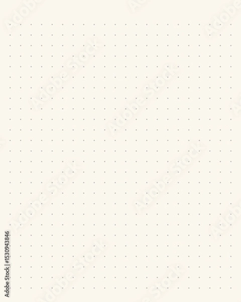 Fototapeta Beige Dot Grid Paper