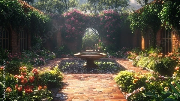 Fototapeta Colorful tulips in pairs, showcasing a variety of hues and elegant leaves.