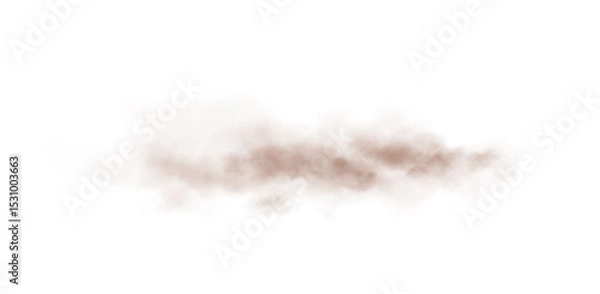 Obraz Delicate chocolate brown haze resembling magical dust, gently dispersed in the air.