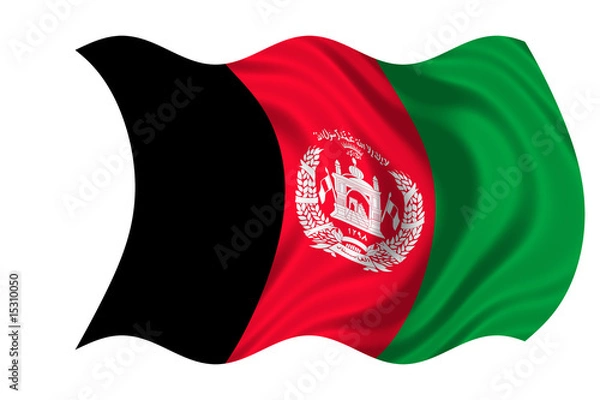 Fototapeta afghanistan flag
