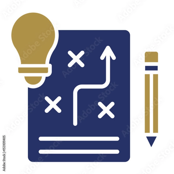 Fototapeta Innovation Strategy  Icon	