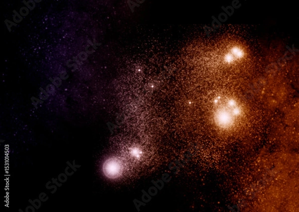 Obraz galaxy in a free space.