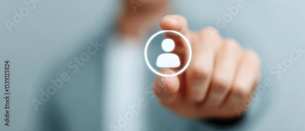Obraz Recruitment event for hiring candidates professional screening and selection in business environment enhancing employee profiles and team talent search